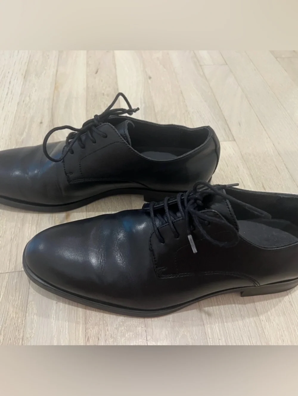 Nordstrom Emmett Plain Toe Derby Formal Leather Men's Dress Shoes Black Size 9
